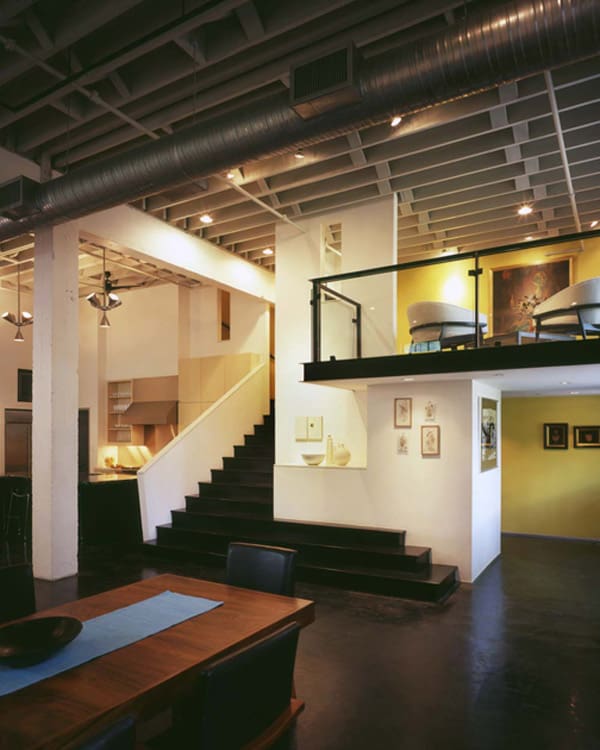 contemporary loft design mid century modern interiors 2